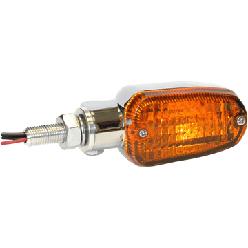 K&S TECHNOLOGIES Turn Signal DOT&E-mark Dual Filament Chrome/Amber 257701CM