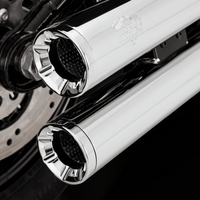 VANCE & HINES Eliminator 300 Slip-On Mufflers Chrome 16312