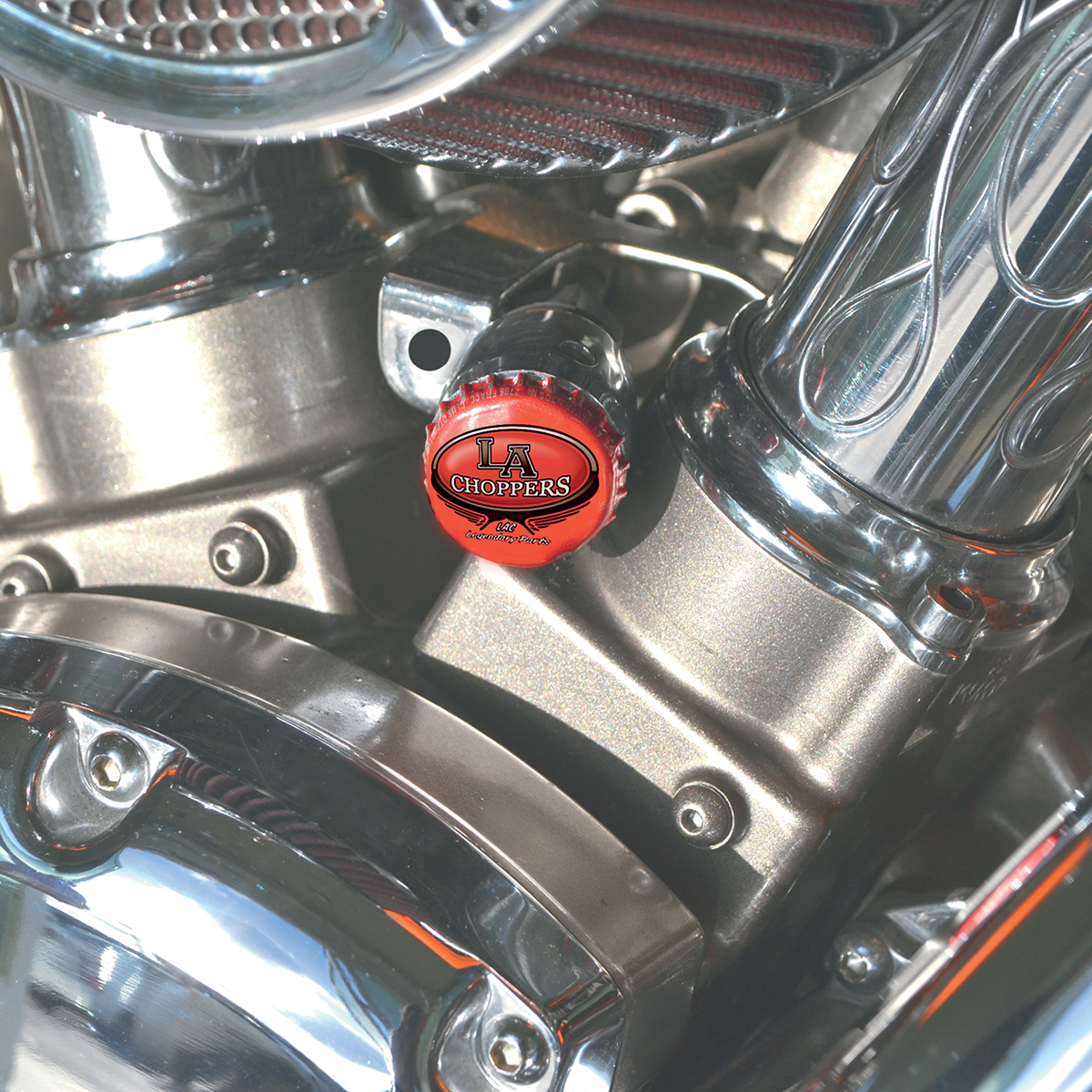 LA CHOPPERS Choke Knob Bottle Cap