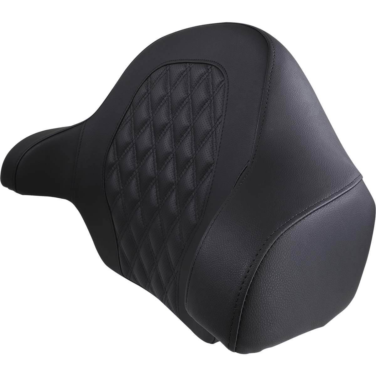 SADDLEMEN Tour-Pak® Backrest Pad RoadSofa Lattice Stitched Seat Black FL '14-'23 81407TPACKLS