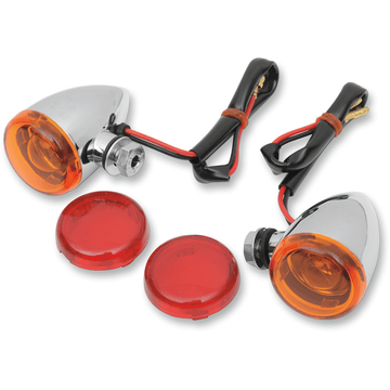 DRAG SPECIALTIES Mini-Duece Marker Light Kit Amber/Red