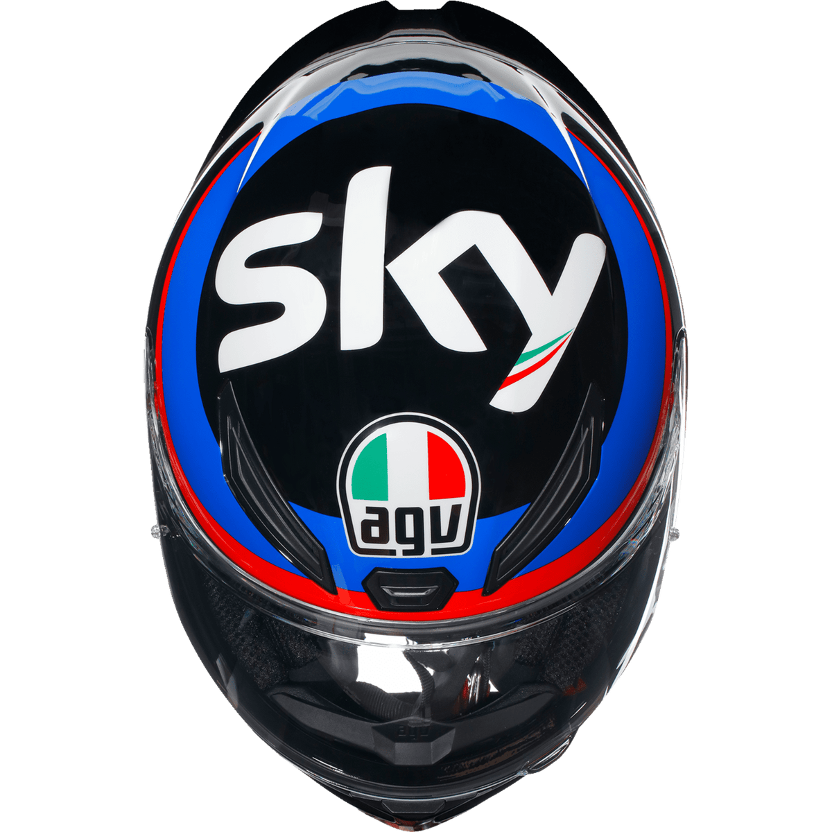 AGV K1 S Helmet VR46 Sky Racing Team Black/Red Large