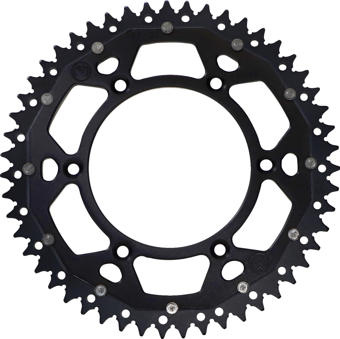 MOOSE RACING Dual Sprocket Black 51 Tooth