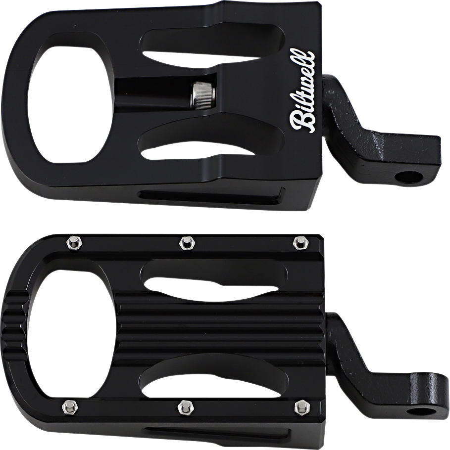 BILTWELL XL Step Footpegs Black 700620302