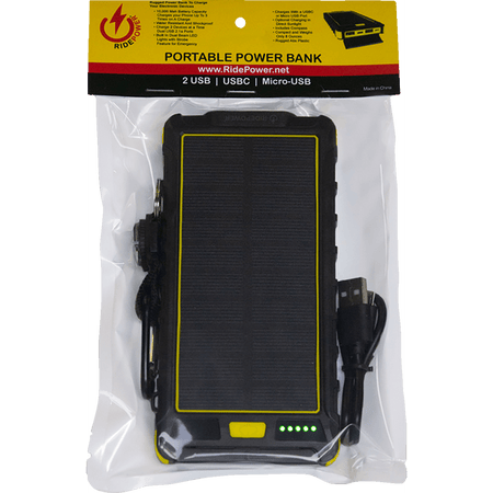 RidePower Power Bank Portable Backup Solar Panel