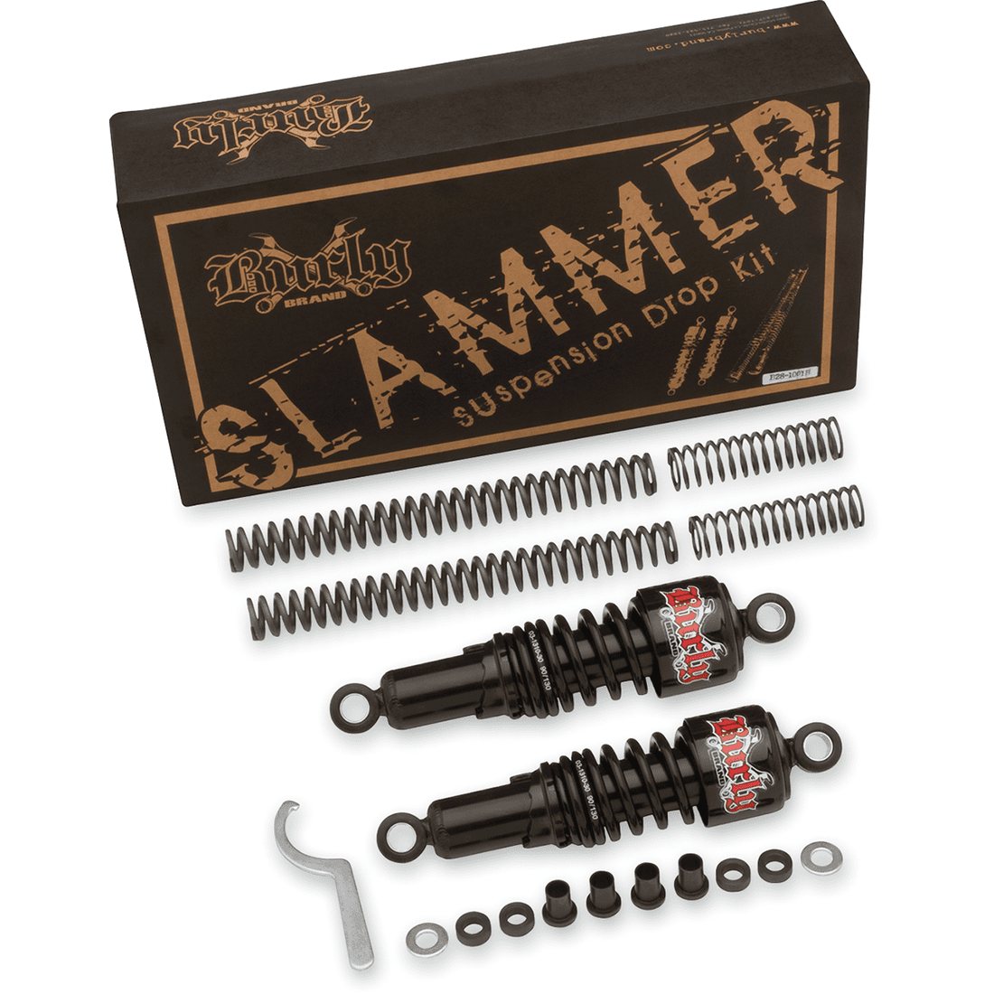 BURLY BRAND Suspension Kit Slammer Chrome '91 '05 FXD B281002