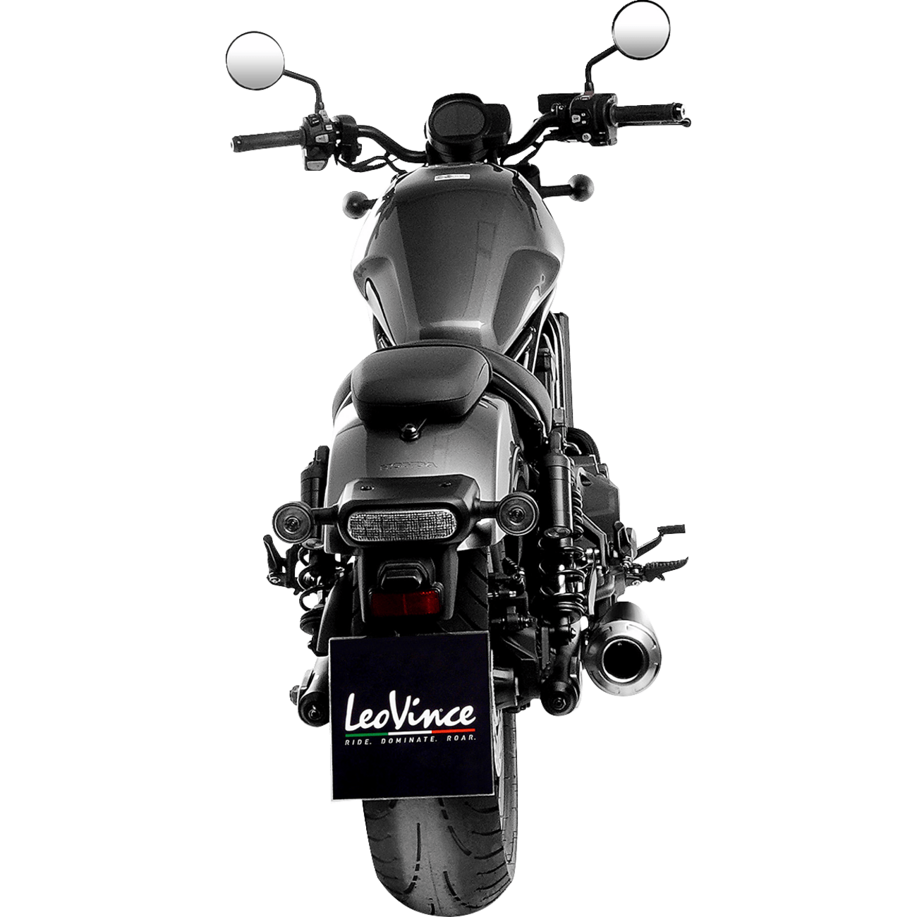 LEOVINCE Classic Slip-On Muffler Black 15009FBU