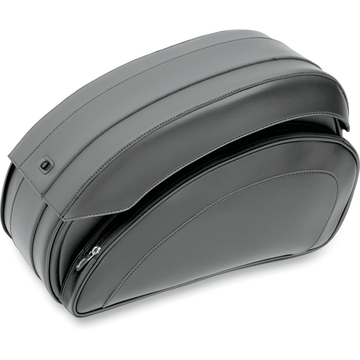 SADDLEMEN Deluxe Throwover Saddlebag Black EX000522