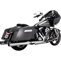 VANCE & HINES 4-1/2" Torquer Mufflers for '95-'16 FL Chrome 16673