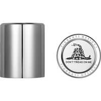 FIGURATI DESIGNS Docking Hardware Covers Don't Tread On Me Short Stainless Steel FD40DC2530SS