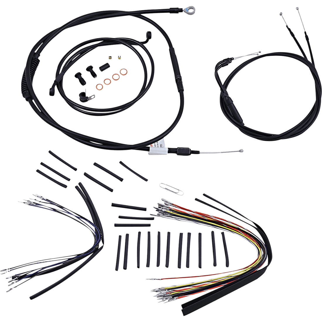 BURLY BRAND Control Kit 14" Ape Hanger Handlebars B301012