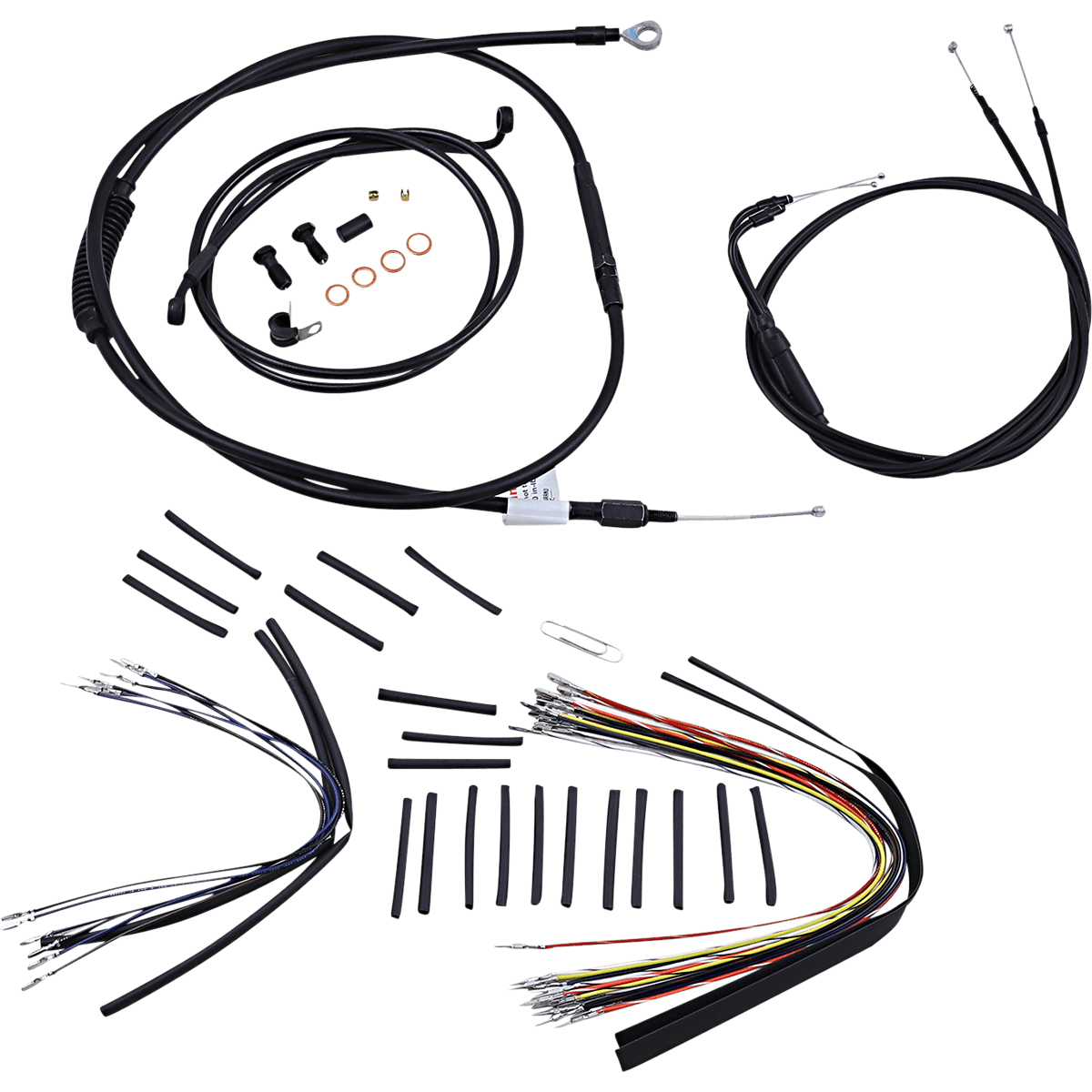 BURLY BRAND Control Kit 14" Ape Hanger Handlebars B301012