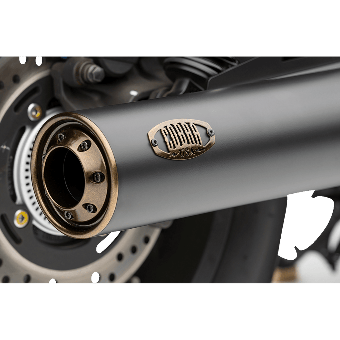 COBRA Bronze Tip Slip-On Muffler Rebel 1140BZ