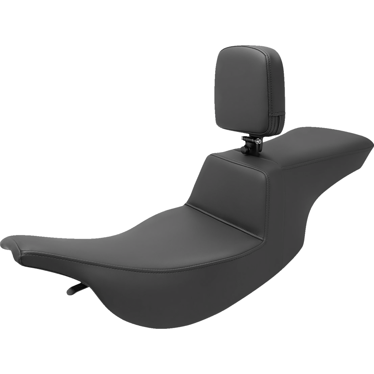 SADDLEMEN Tour Step-Up Seat Rider Backrest Plain FL '97-'07 89707194BR