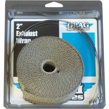 DRAG SPECIALTIES Exhaust Wrap Kit Bronze 2x25