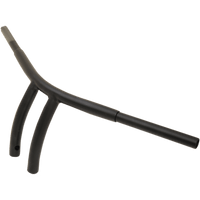 DRAG SPECIALTIES Handlebar T-Bar Buffalo Pullback 8" TBW Flat Black