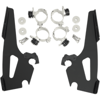 MEMPHIS SHADES Batwing Trigger Lock Mounting Kit Narrow Black MEB8965