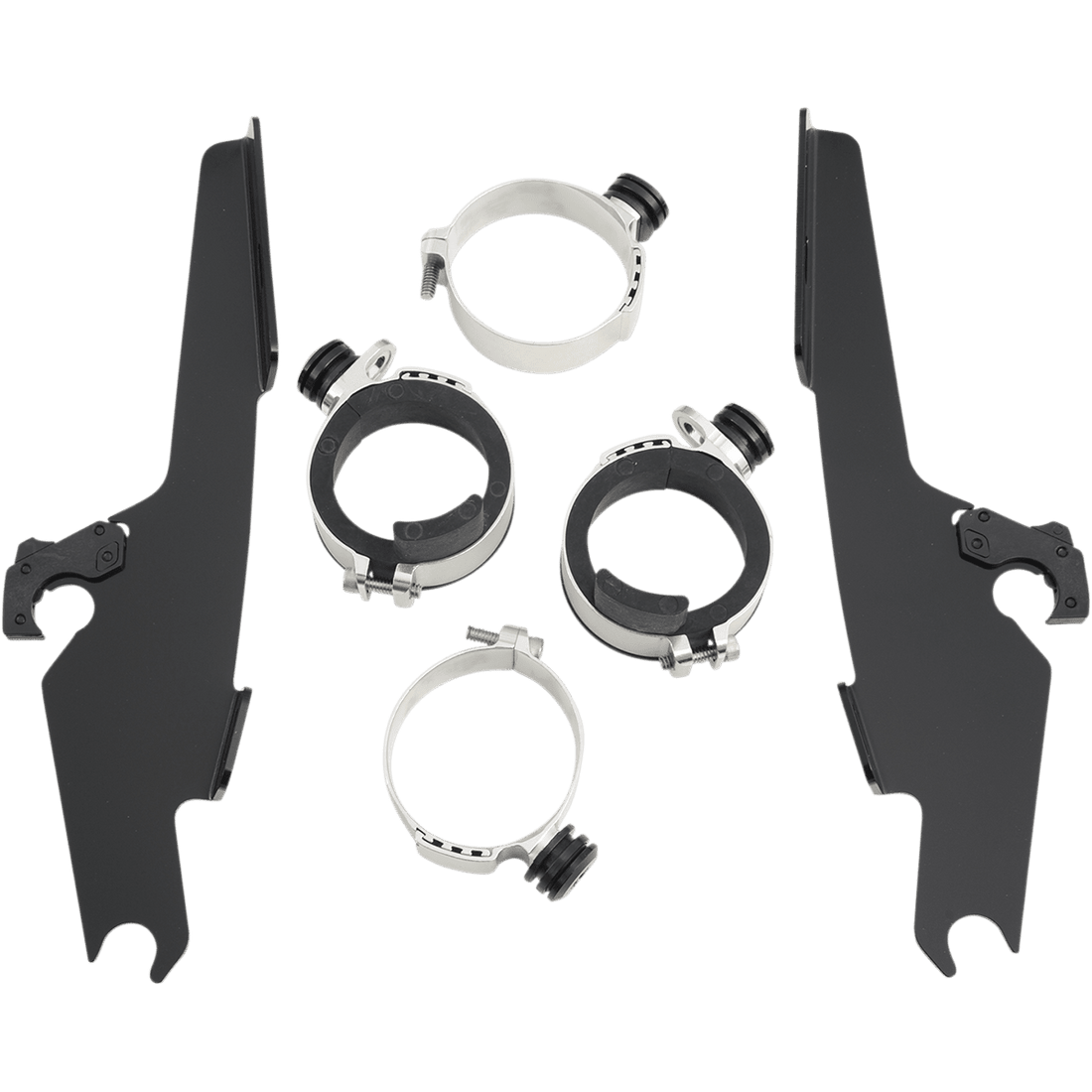 MEMPHIS SHADES Batwing Trigger Lock Mounting Kit V Star Black MEM8992