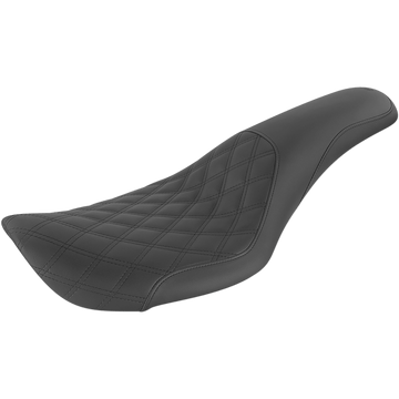 SADDLEMEN Profiler Seat Front Lattice/Rear Smooth Black FXDWG 89605149