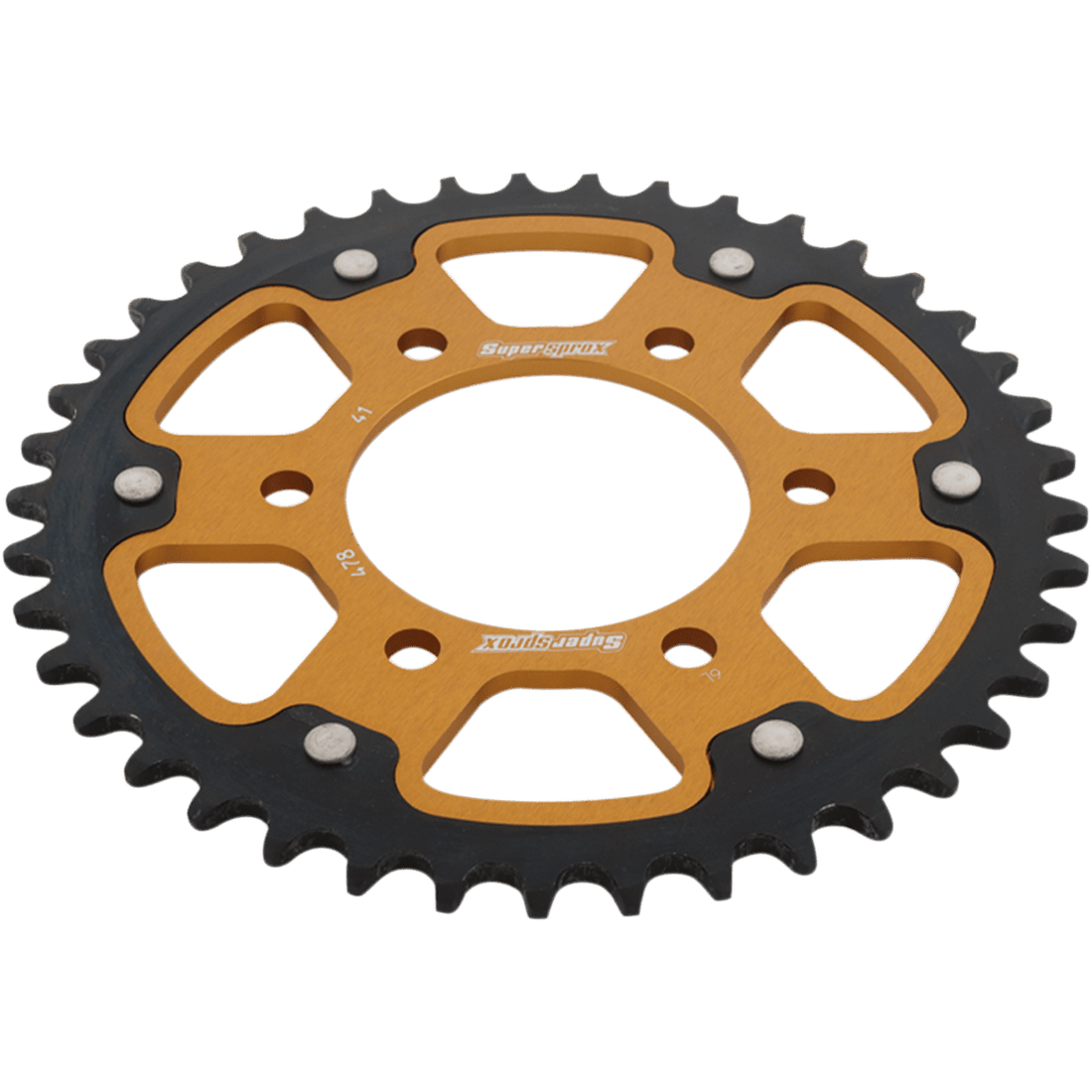 SUPERSPROX Stealth Rear Sprocket 41 Tooth Gold Kawasaki RST47941GLD