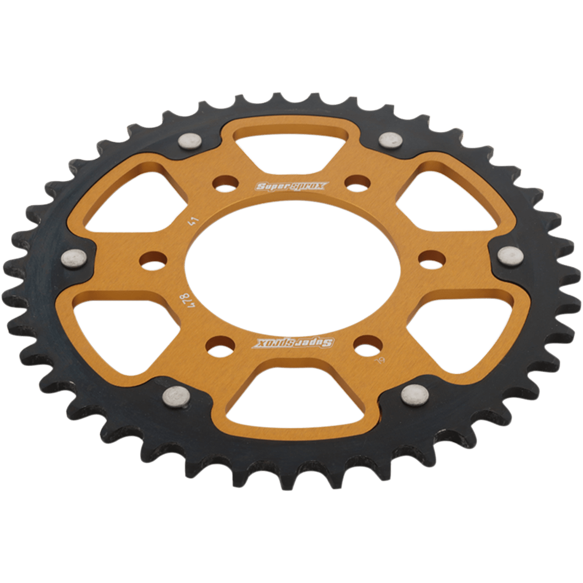 SUPERSPROX Stealth Rear Sprocket 41 Tooth Gold Kawasaki RST47941GLD