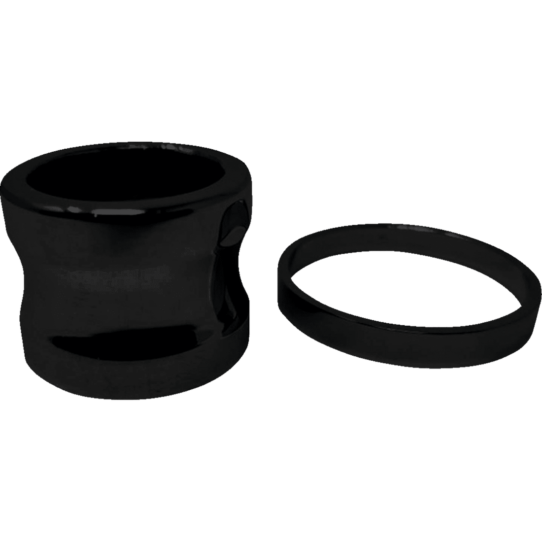 COVINGTONS Axle Spacer Smooth Black ABS C0008B