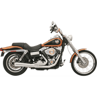 BASSANI XHAUST Road Rage Exhaust Chrome Short '06-'17 FXD 13112J