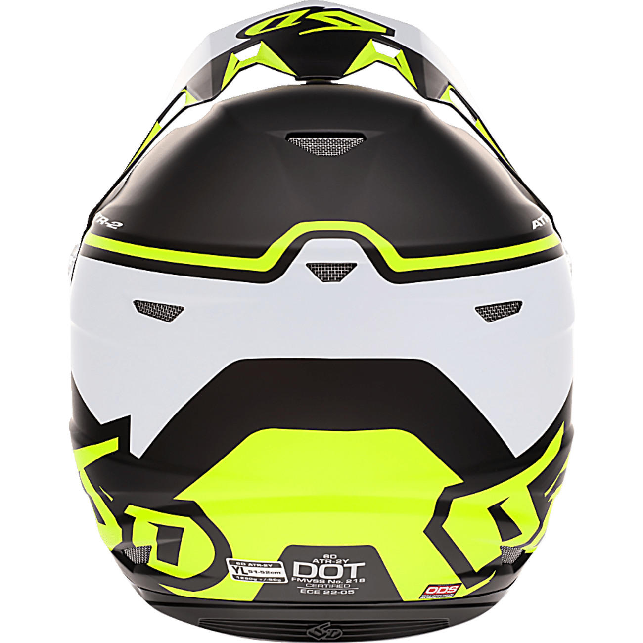 6D HELMETS ATR-2Y Helmet Drive Neon Yellow Small 116320