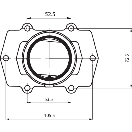 KIMPEX Carburetor Mounting Flange Arctic Cat