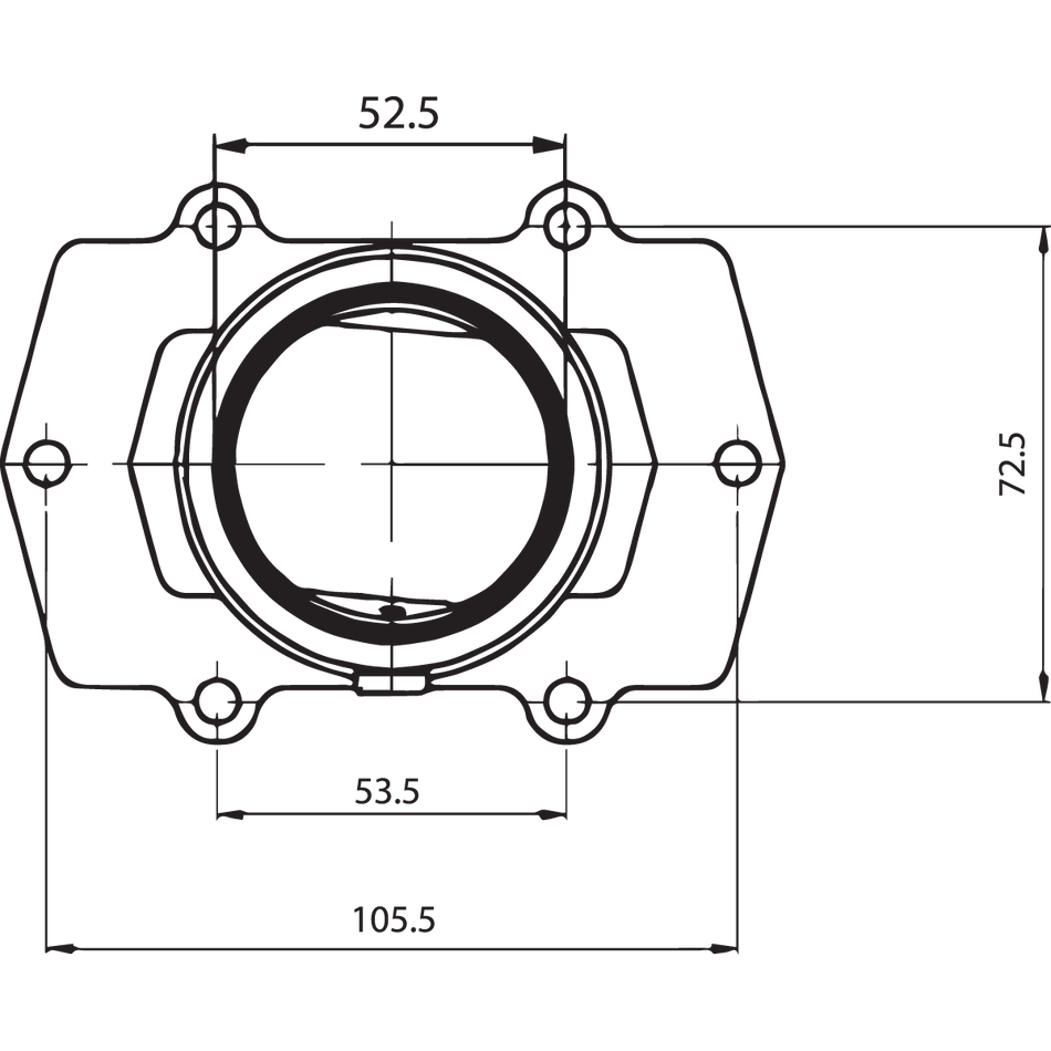 KIMPEX Carburetor Mounting Flange Arctic Cat