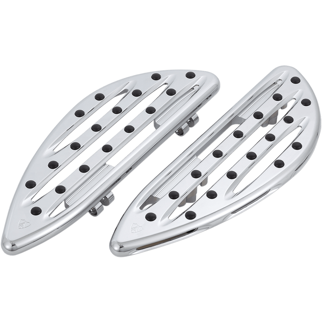 ARLEN NESS Driver Floorboards Deep Cut Chrome 06838