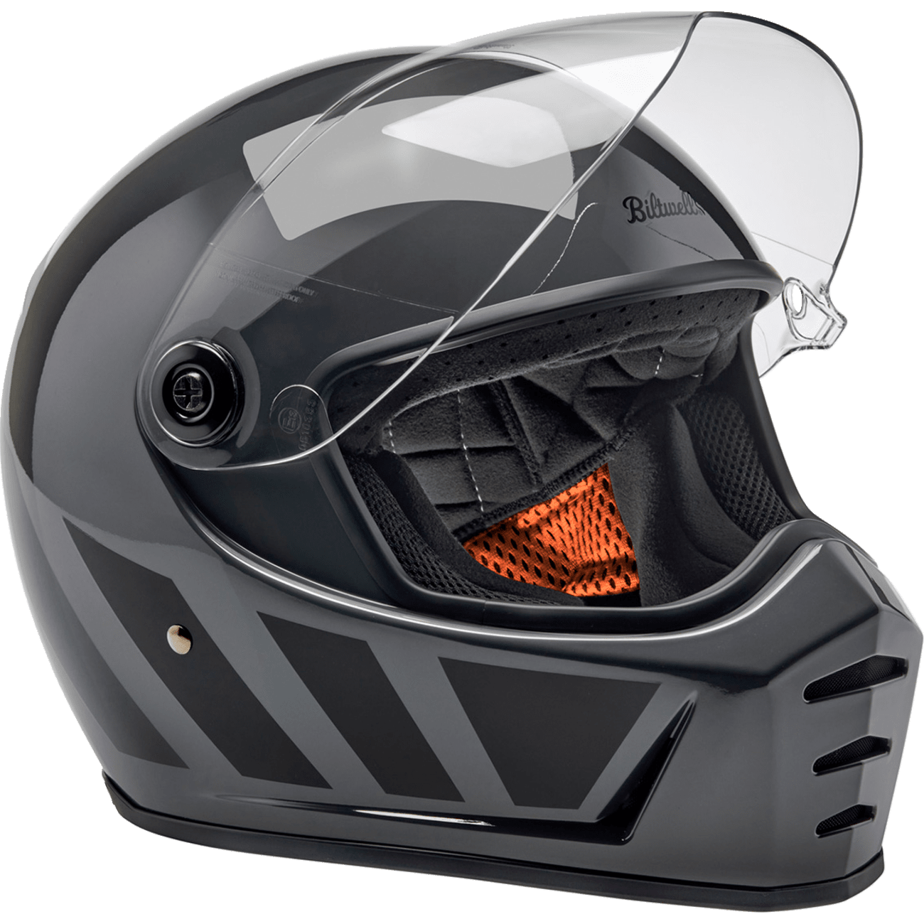 BILTWELL Lane Splitter Helmet Storm Gray Inertia XS 1004569501