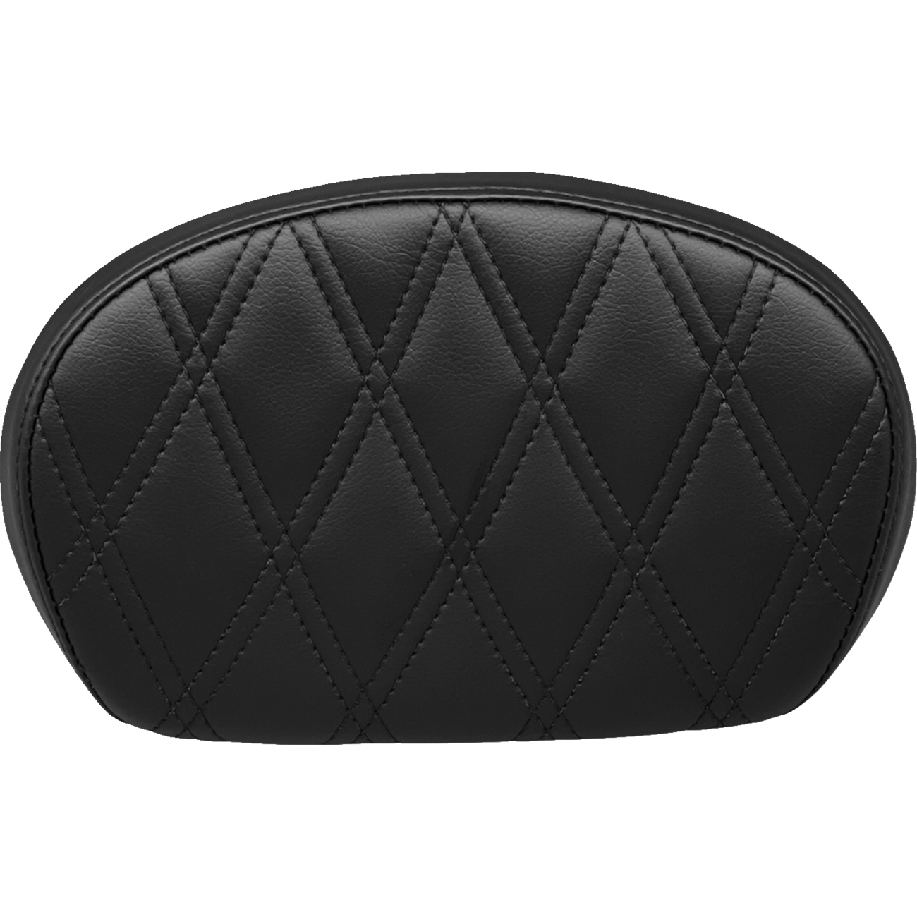 LE PERA Sissy Bar Pad Medium Double Diamond Dull Black LSBP02DDDULL