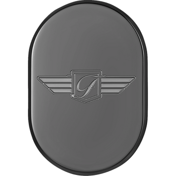 FIGURATI DESIGNS Antenna Cover Left Rear Fender FD Logo Black