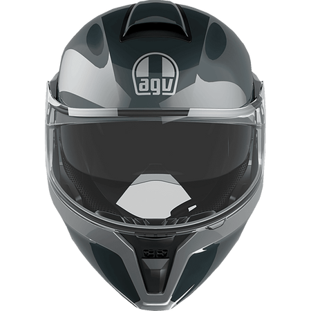 AGV Streetmodular Helmet Levico Gray/Silver Small 2118296002003S