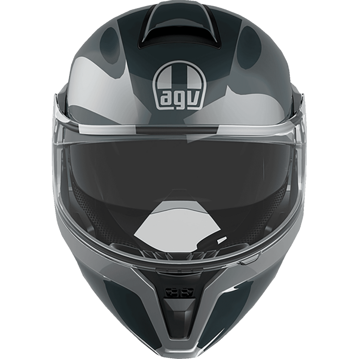 AGV Streetmodular Helmet Levico Gray/Silver 2XL 21182960020032X