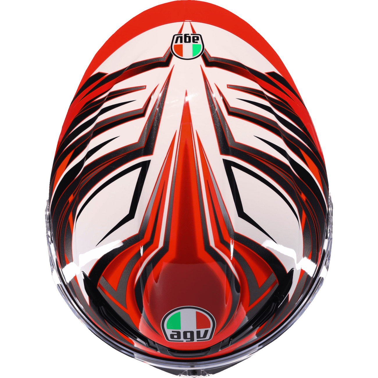 AGV K6 S Helmet Reeval White/Red/Gray Small 2118395002023S