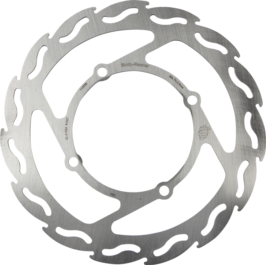 MOTO-MASTER Brake Rotor Front Flame