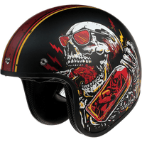 Z1R Saturn Helmet Devil Made Me Black/Red XL