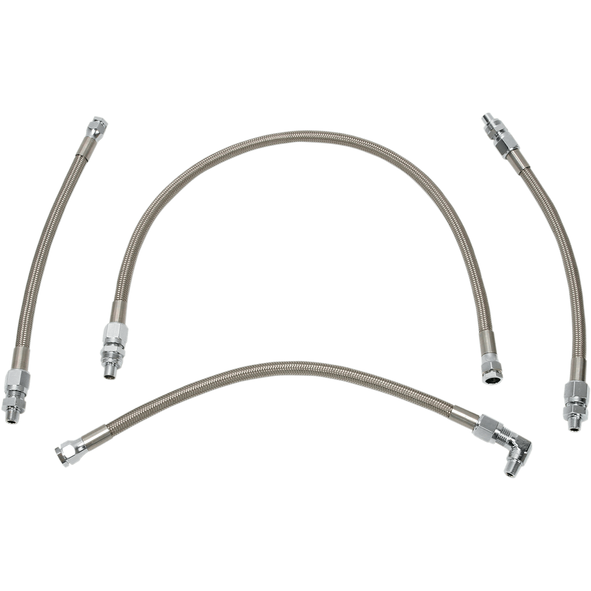 DRAG SPECIALTIES Oil Line Kit Stainless Steel Softail