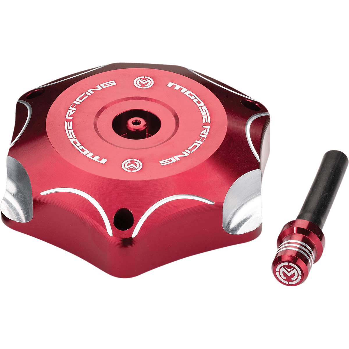 MOOSE RACING Aluminum Gas Cap Red Honda