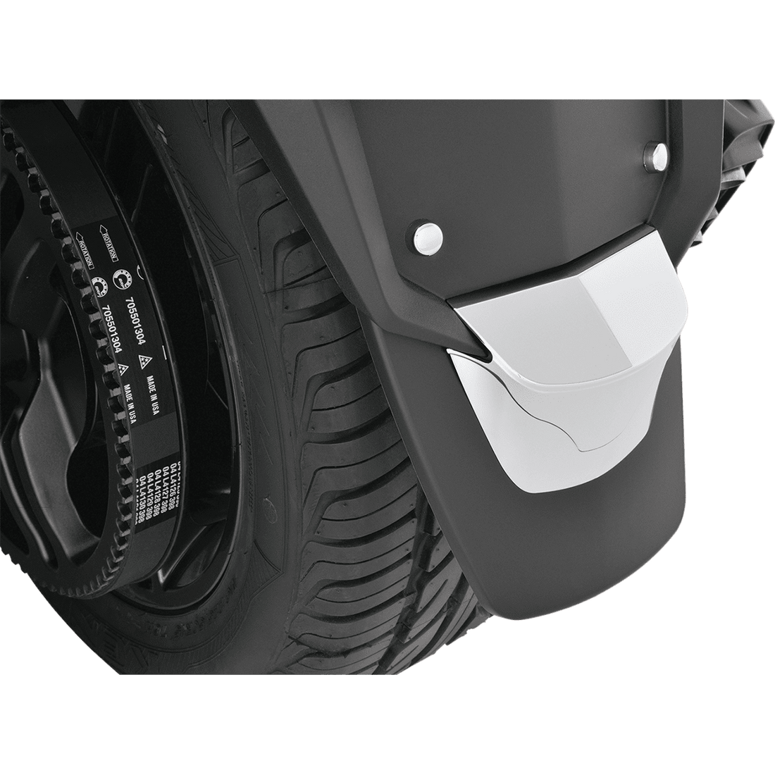 SHOW CHROME Rear Mudflap Extension Accent 41166