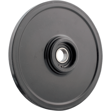 KIMPEX Idler Wheel with Snap Ring/Bearing 6004 Black 180 mm OD x 20 mm ID