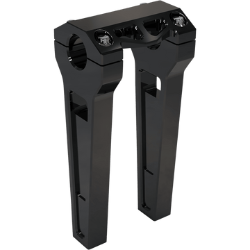 LA CHOPPERS Risers Straight 8" x 1-1/4" Black Anodized LA748008B