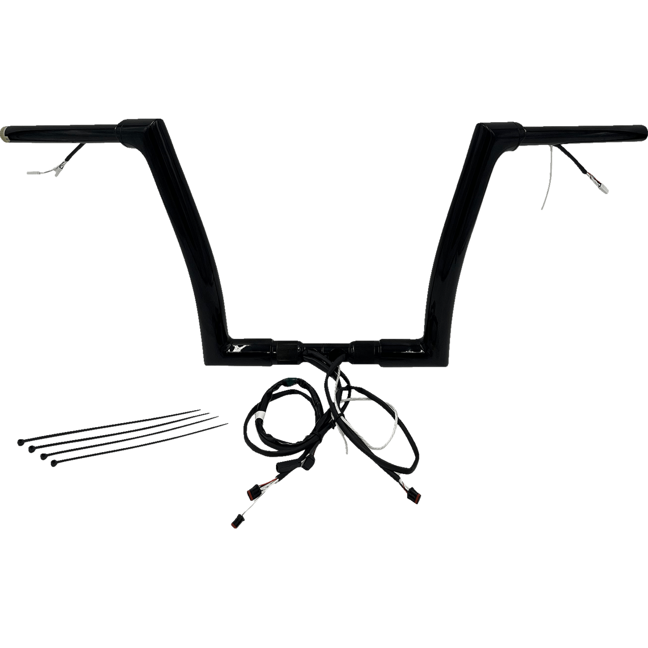 FAT BAGGERS INC. Handlebar Kit Flat Top 12" Black 601312B