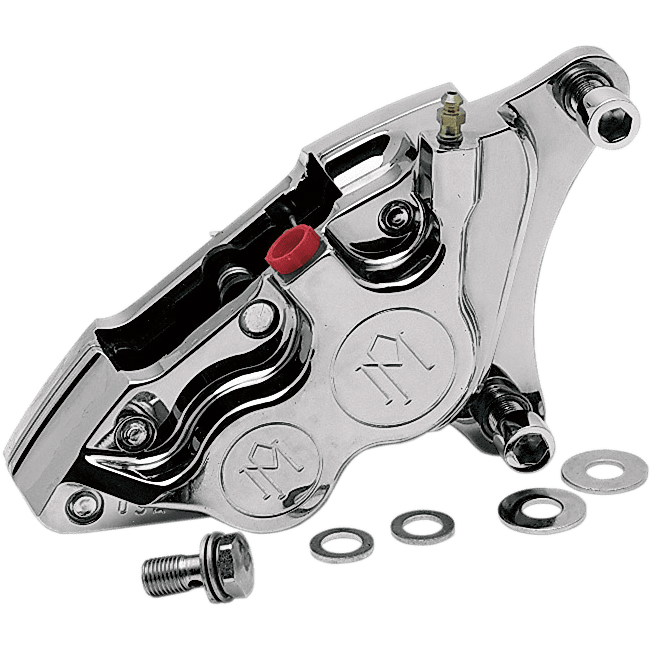 PERFORMANCE MACHINE PM Caliper Front Left Polished 84-99 Harley-Davidson 00532915P