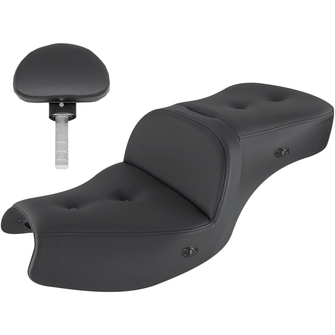 SADDLEMEN Pillow-Top Heated Roadsofa™ Seat With Backrest I2006181BRHCT