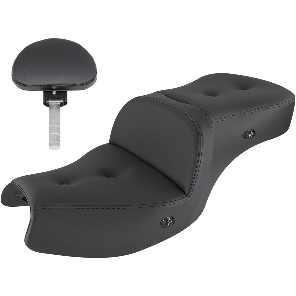 SADDLEMEN Pillow-Top Heated Roadsofa™ Seat With Backrest I2006181BRHCT