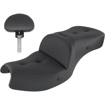 SADDLEMEN Pillow-Top Heated Roadsofa™ Seat With Backrest I2006181BRHCT