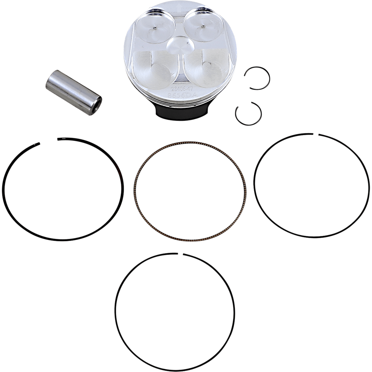 WOSSNER Piston Kit 77.96 mm Honda